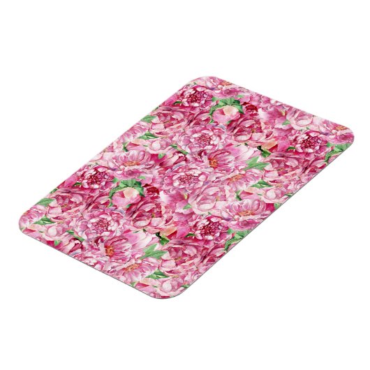 Waterverf roze pony's magneet (Linkerzijde)