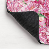 Waterverf roze pony's muismat (Hoek)