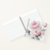 Waterverf roze pony's notitieboek (Binnen)