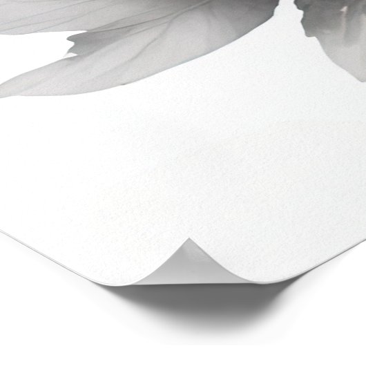 Waterverf roze pony's poster (Hoek)