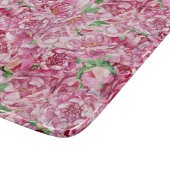 Waterverf roze pony's snijplank (Hoek)