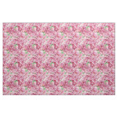 Waterverf roze pony's stof (Fat Quarter)