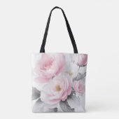 Waterverf roze pony's tote bag (Achterkant)