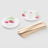 Waterverf roze rode bloemen - goudboombruiloft handwaaier (Niet-gemonteerd)