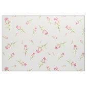 Waterverf roze rode rozen handschilderd stof (Fat Quarter)