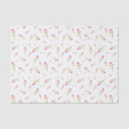 Waterverf roze rode rozen handschilderd tissuepapier