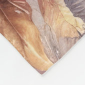 Waterverf Roze Rood Kerst Motieven Vakantie Fleece Deken (Hoek)