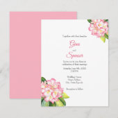 waterverf "Roze roodbruin" Kaart (Voorkant / Achterkant)