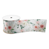 Waterverf Roze Roos Lint (Spoel)