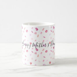 Waterverf Roze Roos Petals Koffiemok