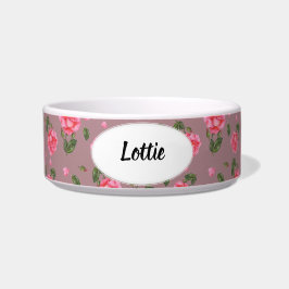 Waterverf Roze Rose Botanische illustratie Voerbakje