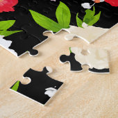 Waterverf Roze Rosesi Floral Legpuzzel (Zijkant)