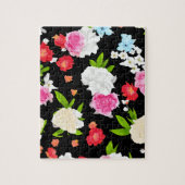 Waterverf Roze Rosesi Floral Legpuzzel (Verticaal)