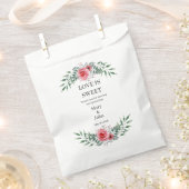 Waterverf Roze Roze Greenery Foliage Bedankzakje (Geknipt)