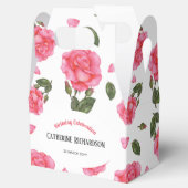 Waterverf Roze Roze Roze Shabby Chic Design Bedankdoosjes (Geopend)