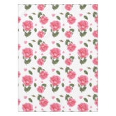 Waterverf Roze Roze Roze Shabby Chic Design Tafelkleed (Voorkant)