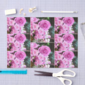 Waterverf roze rozen Baby Tissuepapier (Craft)