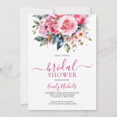 WATERVERF ROZE ROZEN BLOEMBOEKET ZOET 16 KAART (Voorkant)