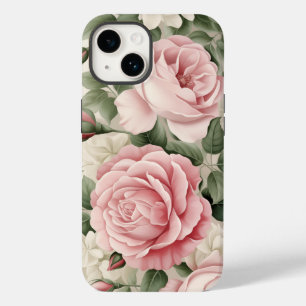 Waterverf Roze rozen Case-Mate iPhone 14 Hoesje