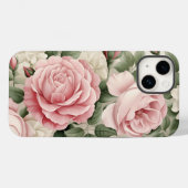 Waterverf Roze rozen Case-Mate iPhone Case (Achterkant (horizontaal))