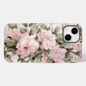 Waterverf Roze rozen Case-Mate iPhone Case (Achterkant (horizontaal))