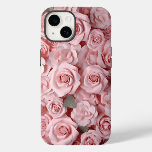 Waterverf Roze rozen Case-Mate iPhone 14 Hoesje
