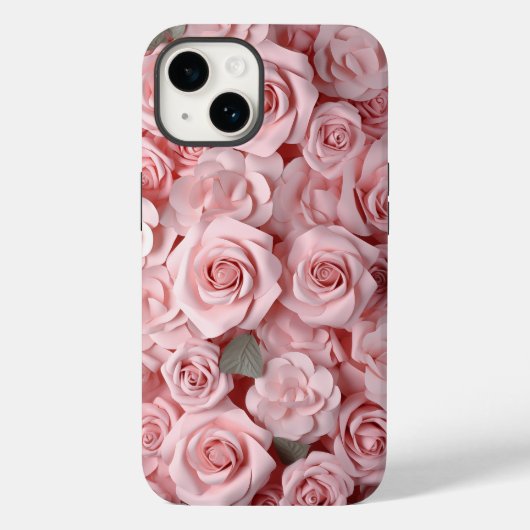 Waterverf Roze rozen Case-Mate iPhone Case (Achterkant)