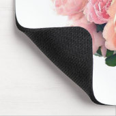 Waterverf roze rozen Elegant Sjabloon Moderne Muismat (Hoek)