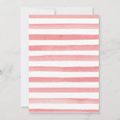 Waterverf Roze Rozen Goud Lijst 21e Verjaardag Kaart (Achterkant)