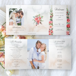 Waterverf Roze Rozen & Kalligrafie Programma