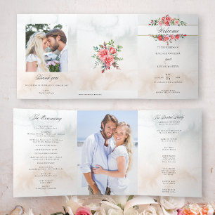 Waterverf Roze Rozen & Kalligrafie Programma