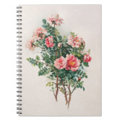 Waterverf Roze rozen Notitieboek (Voorkant)