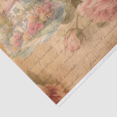  Waterverf roze rozen ontkoppeling Tissuepapier (Detail)