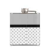 Waterverf roze rozen rode papavers met een groot m heupfles (Achterkant)