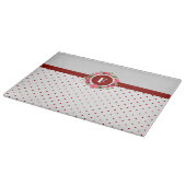 Waterverf roze rozen rode papavers met een groot m snijplank (Hoek)