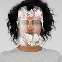 Waterverf roze rozen, rozenknoppen, groen