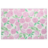 WATERVERF . Roze rozen Stof (Fat Quarter)
