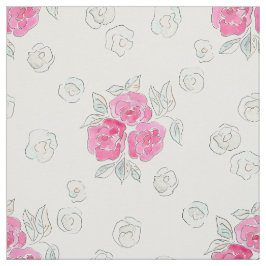 WATERVERF . Roze rozen . Stof