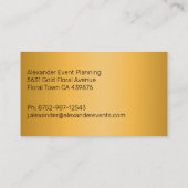 Waterverf Roze rozen Visitekaartje (Achterkant)