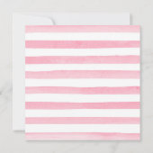 Waterverf Roze Rozen Zomerbloemen Verjaardag Kaart (Achterkant)