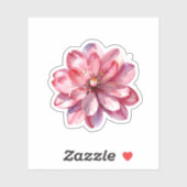 Waterverf Roze Sakura Kersenbloesem Sticker (Vel)