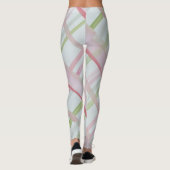 Waterverf Roze speldenknop Leggings (Achterkant)