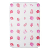 Waterverf Roze spoelen. Patroonafbeelding, rendy o Badmat (Voorkant Verticaal)