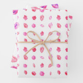 Waterverf Roze spoelen. Patroonafbeelding, rendy o Inpakpapier Vel (In situ)