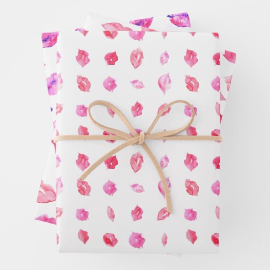 Waterverf Roze spoelen. Patroonafbeelding, rendy o Inpakpapier Vel (In situ)