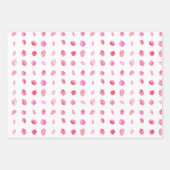 Waterverf Roze spoelen. Patroonafbeelding, rendy o Inpakpapier Vel (Voorkant)