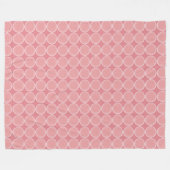 Waterverf Roze Stippen Patroon Fleece Deken (Voorkant (Horizontaal))