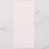Waterverf Roze Strik Klassiek Menu (Achterkant)
