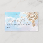 Waterverf roze strik lint baby shoEnclosure Kaart (Voorkant)