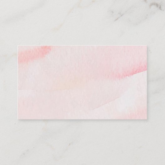 Waterverf roze strik lint baby shower boeken voor informatiekaartje (Achterkant)